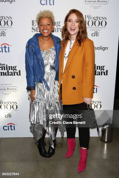 Gemma Cairney and Angela Scanlon attend The London Evening Standard's Progress 1000: London's Most Influential People in partnership with Citi on...