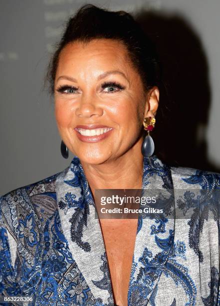Vanessa Williams poses at the Opening Night arrivals for "Torch Song" at The Second Stage Tony Kiser Theatre on October 19, 2017 in New York City.