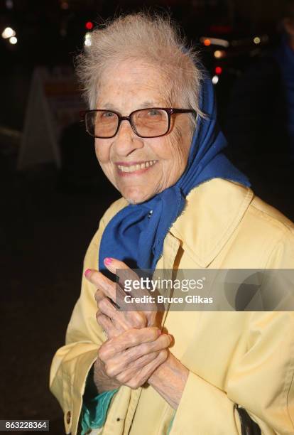 Kay Koval poses at the Opening Night arrivals for "Torch Song" at The Second Stage Tony Kiser Theatre on October 19, 2017 in New York City.