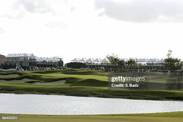General, scenic view of the golf course during the fourth and final round of The Honda Classic held on the Sunshine Course at Country Club at Mirasol...