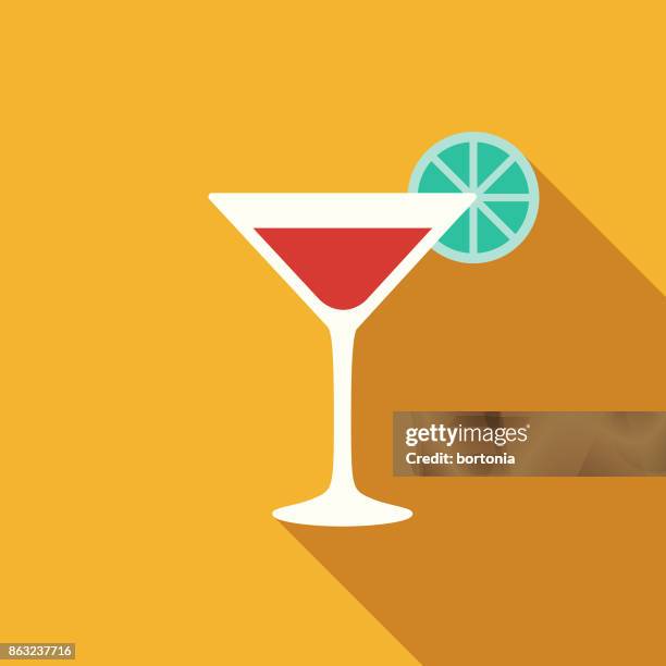ilustraciones, imágenes clip art, dibujos animados e iconos de stock de plano hotel icono del diseño: bar - vaso de martini