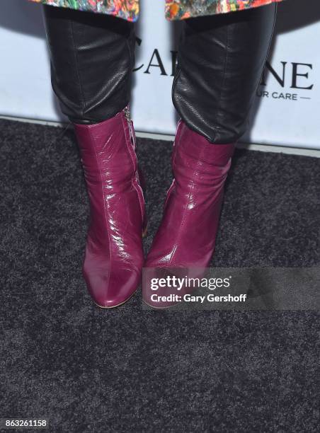 Singer JoJo, boot detail, attends the 2017 CareOne Masquerade Ball for Puerto Rico Relief Effort at Skylight Clarkson North on October 19, 2017 in...