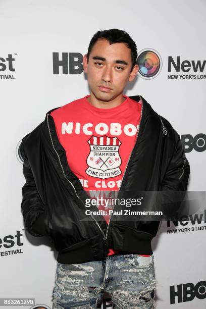 Diesel Artistic Director, Nicola Formichetti attends NewFest 2017 Opening Night - Susanne Bartsch: On Top at SVA Theater on October 19, 2017 in New...