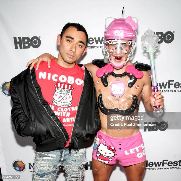 Diesel Artistic Director, Nicola Formichetti and Candy Ken attend NewFest 2017 Opening Night - Susanne Bartsch: On Top at SVA Theater on October 19,...