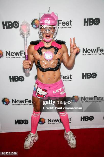 Candy Ken attends NewFest 2017 Opening Night - Susanne Bartsch: On Top at SVA Theater on October 19, 2017 in New York City.