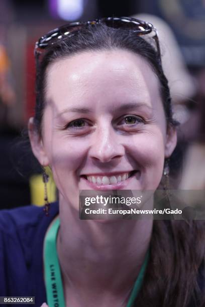 Headshot of cookbook author and historical food expert Chelsea Monroe-Cassel during New York Comic Con at the Jacob Javits Convention Center in New...