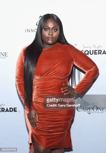 Actress Danielle Brooks attends the 2017 CareOne Masquerade Ball for Puerto Rico Relief Effort at Skylight Clarkson North on October 19, 2017 in New...