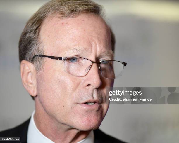 Neil Bush, chairman of the Points of Light board of directors and son of President George H.W. Bush, appears on the red carpet at the 2017 Points of...