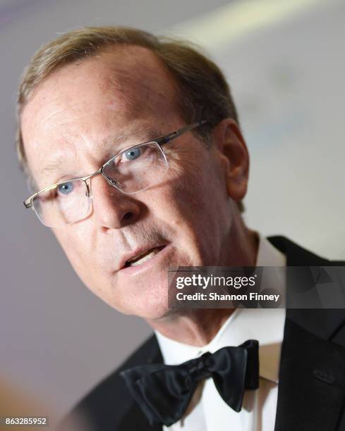 Neil Bush, chairman of the Points of Light board of directors and son of President George H.W. Bush, appears on the red carpet at the 2017 Points of...