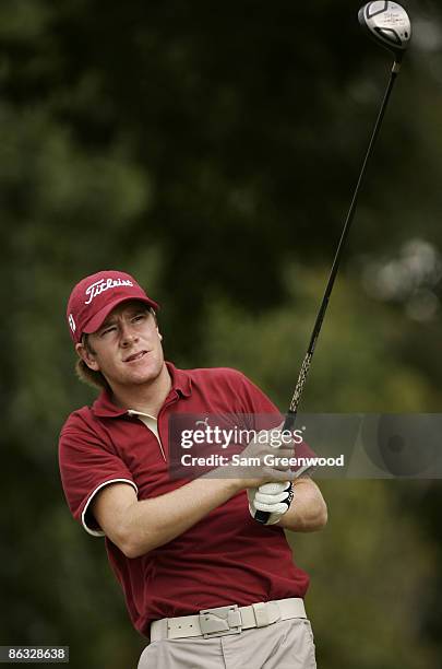 Aron Price during the second round of the Nationwide Tour Championship held at The Houstonian Golf and Country Club in Richmond, Texas on Friday,...