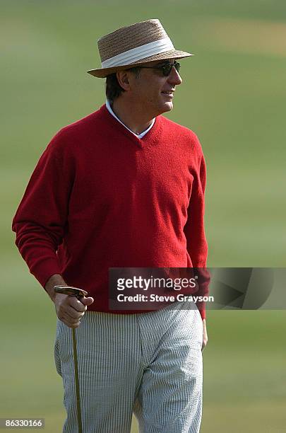 Andy Garcia in action during the fourth round of the 2007 Bob Hope Chrysler Classic at Classic Club in Palm Desert, California on January 20, 2007.