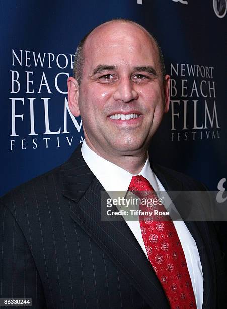 Of NBFF Gregg Schwenk and wife arrive at the opening night of the 2009 Newport Beach Film Festival on April 23, 2009 in Newport Beach, California.