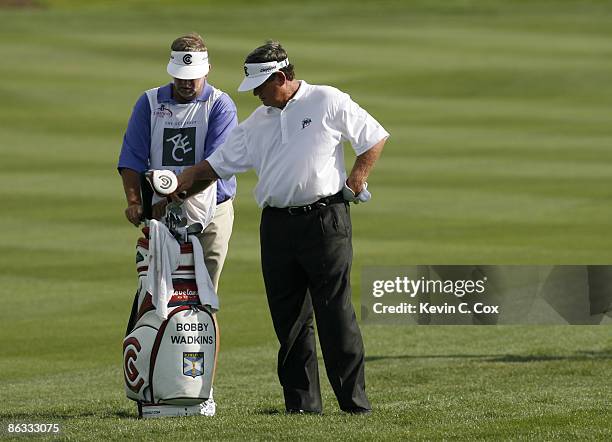 Bobby Wadkins during the final round of the ACE Group Classic held at the Quail West Country Club in Naples, Florida on Sunday, February 25, 2007.