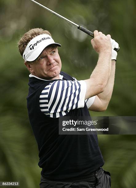 Paul Broadhurst during the first round of the WGC-CA Championship held on the Blue Course at Doral Golf Resort and Spa in Doral, Florida, on March...