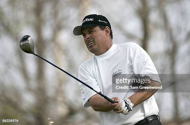 Loren Roberts during the final round of the ACE Group Classic held at the Quail West Country Club in Naples, Florida on Sunday, February 25, 2007.
