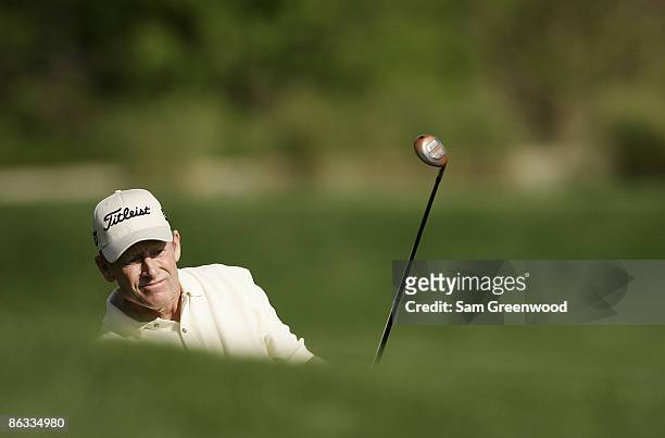 Mike Reid during the final round of the ACE Group Classic held at the Quail West Country Club in Naples, Florida on Sunday, February 25, 2007.