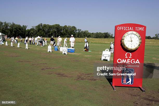 Omega Official Timekeeper, during the third round of the John Deere Championship held at the TPC at Deere Run on Saturday, July 9, 2005.