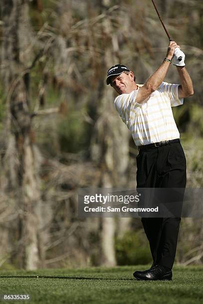 Nick Price during the final round of the ACE Group Classic held at the Quail West Country Club in Naples, Florida on Sunday, February 25, 2007.
