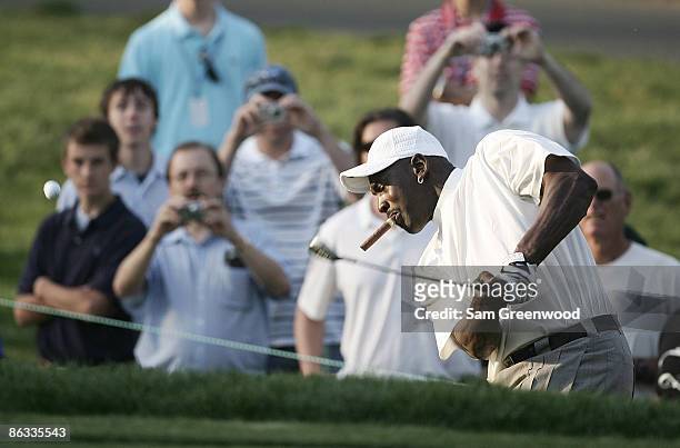 Michael Jordan during the Pro-Am prior to the 2007 Wachovia Championship held at Quail Hollow Country Club in Charlotte, North Carolina on May 2,...