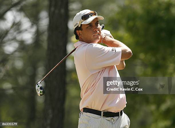 Scott Gardiner tees off the 12th hole during the first round of the 2007 Athens Regional Foundation Classic Thursday, April 19 at the Jennings Mill...