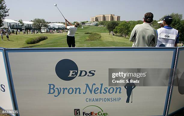 Mathias Gronberg during the third round of the EDS Byron Nelson Championship held on the Tournament Players Course at TPC Four Seasons Resort Las...