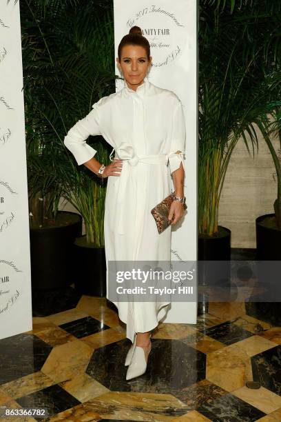 Stephanie Ruhle attends the Vanity Fair And Saks Fifth Avenue 2017 International Best-Dressed List Party at Academy Mansion on October 19, 2017 in...