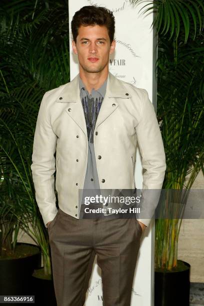 Garrett Neff attends the Vanity Fair And Saks Fifth Avenue 2017 International Best-Dressed List Party at Academy Mansion on October 19, 2017 in New...