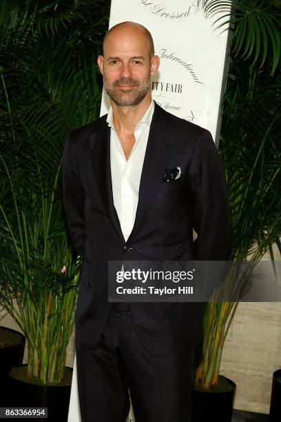 Chris Mitchell attends the Vanity Fair And Saks Fifth Avenue 2017 International Best-Dressed List Party at Academy Mansion on October 19, 2017 in New...