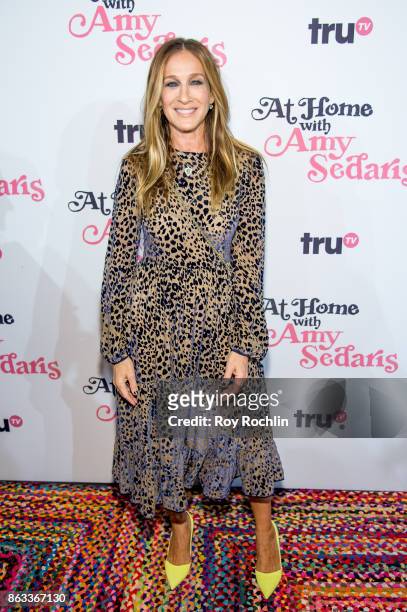 Sarah Jessica Parker attends "At Home With Amy Sedaris" New York Screening at The Bowery Hotel on October 19, 2017 in New York City.