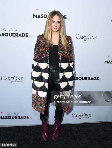 Singer JoJo attends the 2017 CareOne Masquerade Ball for the Puerto Rico Relief Effort at Skylight Clarkson North on October 19, 2017 in New York...