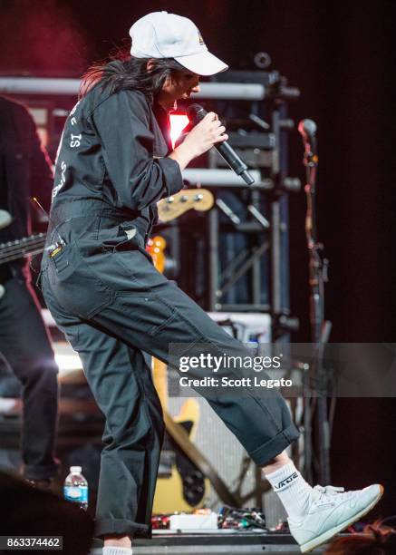 Flay performs at Little Caesars Arena on October 19, 2017 in Detroit, Michigan.