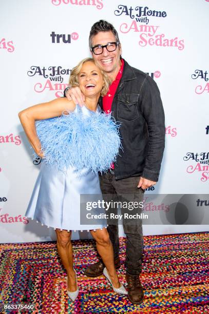 Amy Sedaris and Paul Dinello attend "At Home With Amy Sedaris" New York Screening at The Bowery Hotel on October 19, 2017 in New York City.