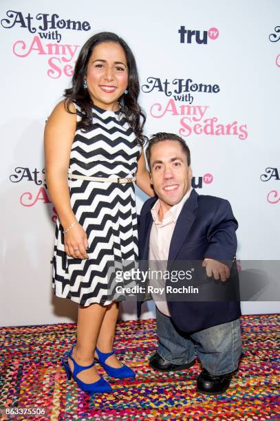 Sofiya Cheyenne and Guest attend "At Home With Amy Sedaris" New York Screening at The Bowery Hotel on October 19, 2017 in New York City.