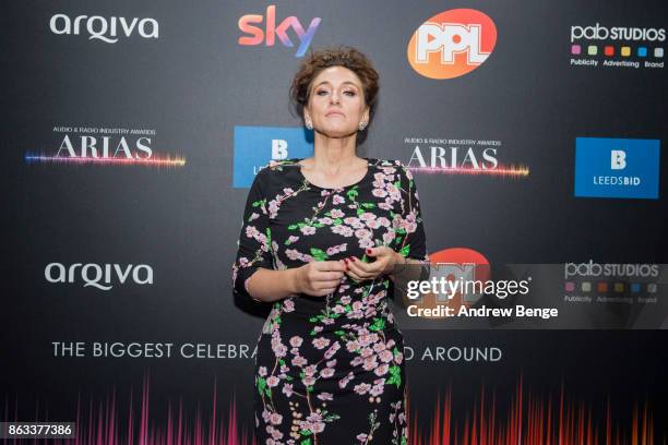 Grace Dent attends the Audio & Radio Industry Awards at First Direct Arena Leeds on October 19, 2017 in Leeds, England.