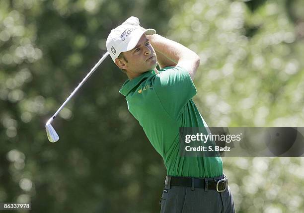 John Merrick during the fourth and final round of the Reno Tahoe Open held at Montreux Golf and Country Club in Reno, Nevada, on August 5, 2007.