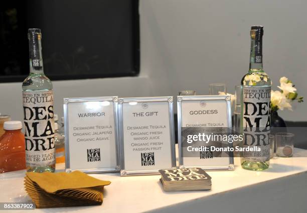 DesMadre Tequila at Living Beauty "The Gift" Photo Exhibit at The Buterbaugh Gallery on October 19, 2017 in Los Angeles, California.