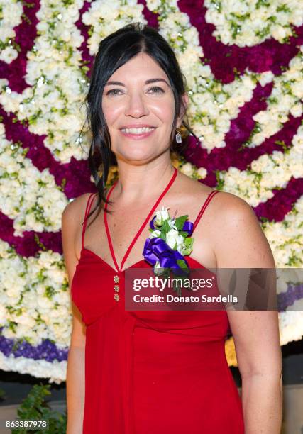 Debbie Hannah at Living Beauty "The Gift" Photo Exhibit at The Buterbaugh Gallery on October 19, 2017 in Los Angeles, California.