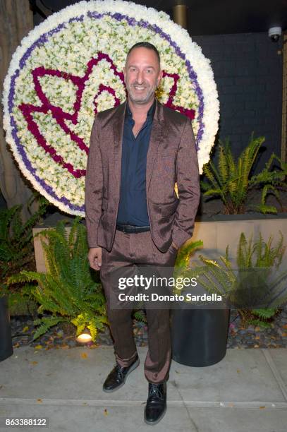 Christos Garkinos at Living Beauty "The Gift" Photo Exhibit at The Buterbaugh Gallery on October 19, 2017 in Los Angeles, California.