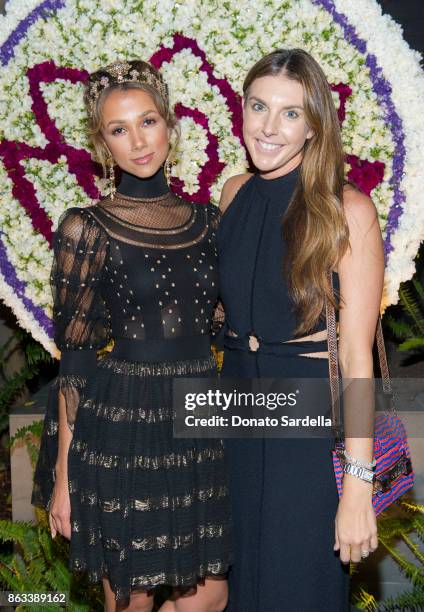 Amie Satchu and Alle Fister at Living Beauty "The Gift" Photo Exhibit at The Buterbaugh Gallery on October 19, 2017 in Los Angeles, California.