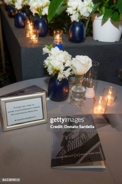 General view of atmosphere at Living Beauty "The Gift" Photo Exhibit at The Buterbaugh Gallery on October 19, 2017 in Los Angeles, California.