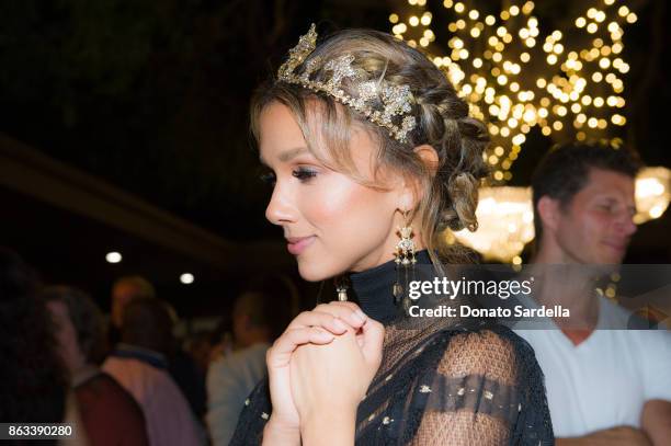 Amie Satchu at Living Beauty "The Gift" Photo Exhibit at The Buterbaugh Gallery on October 19, 2017 in Los Angeles, California.