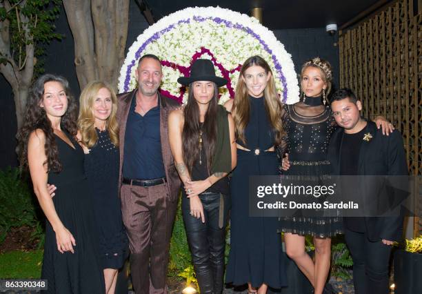 May Lidstron, Susan Feldman, Christos Garnikos, Tasya Van Ree, Alle Fister, Amie Satchu and Giovanni St. Pierre at Living Beauty "The Gift" Photo...