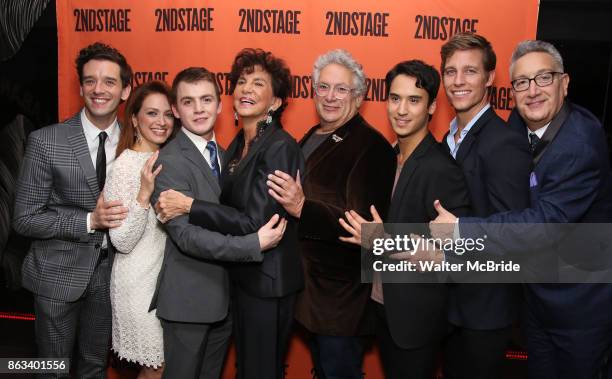 Michael Urie, Roxanna Hope Radja, Jack DiFalco, Mercedes Ruehl, Harvey Fierstein, Michael Rosen, Ward Horton and Moises Kaufman attend the...