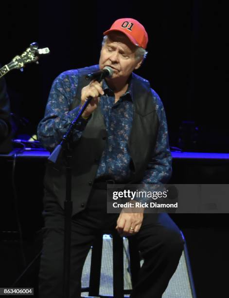 Ben Jones aka Cooter of TV's Dukes of Hazzard performs onstage during Dr. Ralph Stanley Forever: A Special Tribute Concert at Grand Ole Opry House on...