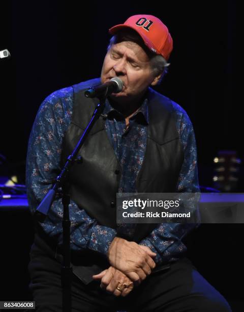 Ben Jones aka Cooter of TV's Dukes of Hazzard performs onstage during Dr. Ralph Stanley Forever: A Special Tribute Concert at Grand Ole Opry House on...