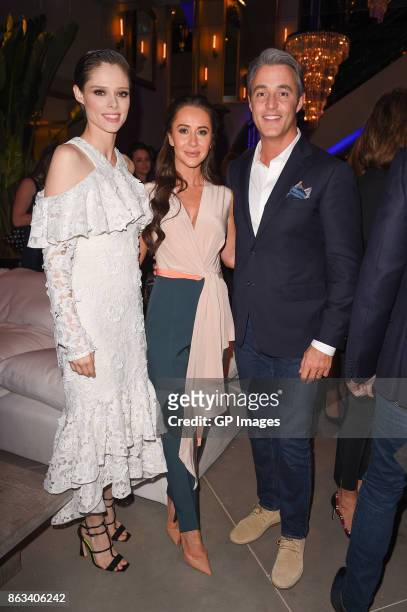 Coco Rocha, Jessica Mulroney and Ben Mulroney attend the opening celebration of RH, Restoration Hardware The Unveiling Of RH Toronto, The Gallery At...