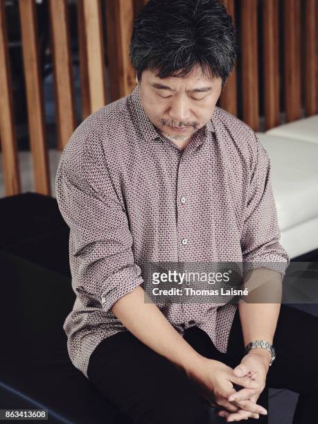 Filmmaker Hirokazu Kore-eda is photographed for Self Assignment on September 4, 2017 in Venice, Italy. .