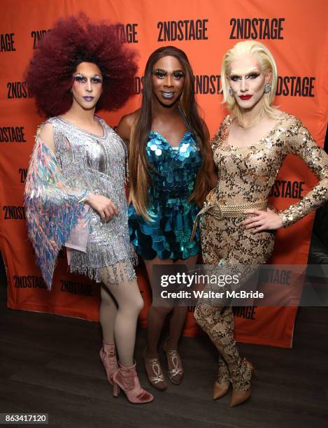 Heidi Haux, Honey Davenport and Judy Darling attend the Off-Broadway Opening Night After Party for the Second Stage Production on 'Torch Song' on...