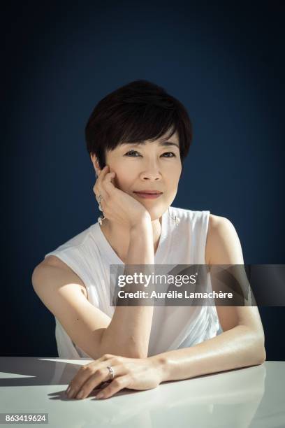 Actress Shinobu Terajima is photographed for Self Assignment on May 20, 2017 in Cannes, France.