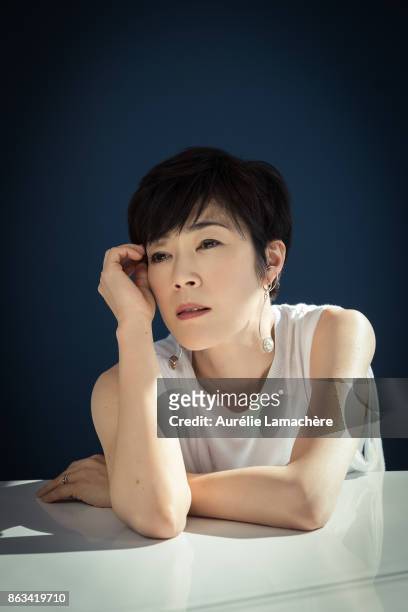 Actress Shinobu Terajima is photographed for Self Assignment on May 20, 2017 in Cannes, France.
